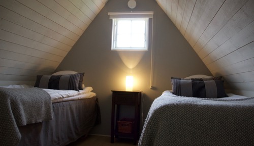 Cabane, 2 lits une place