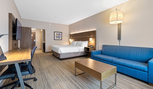 Suite, 1 très grand lit, accessible aux personnes à mobilité réduite (Mobility, Tran Shower)