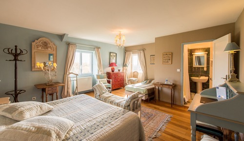 Suite Confort, salle de bains privée, vue jardin (Peuplier)
