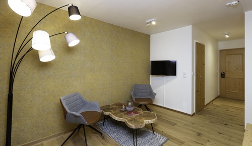 Chambre Double, balcon, vue montagne