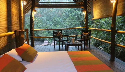 Chalet Panoramique, 2 chambres, fumeurs, vue fleuve