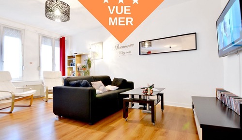 Appartement, salle de bains privée, vue mer