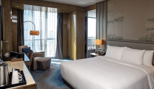 Chambre Supérieure, 1 grand lit, vue ville
