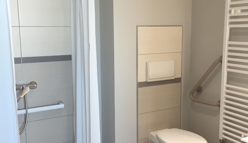 Chambre Double, accessible aux personnes à mobilité réduite, vue mer