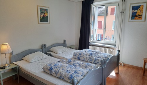 Chambre Double Économique pour 1 personne, salle de bains attenante