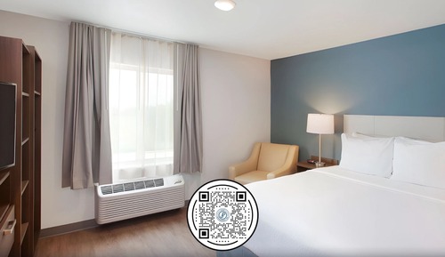 Chambre, 1 grand lit, accessible aux personnes à mobilité réduite, non-fumeurs