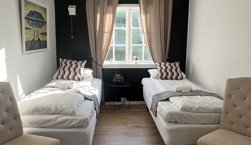 Chambre Double Standard, salle de bains commune