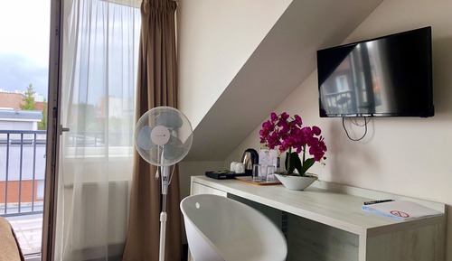 Chambre Double Classique, balcon, vue jardin
