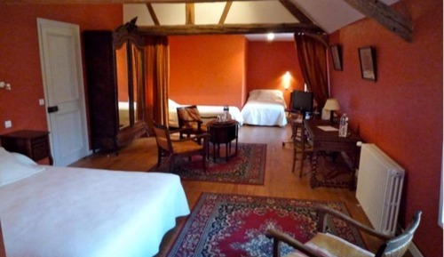 Chambre Quadruple Familiale, vue parc