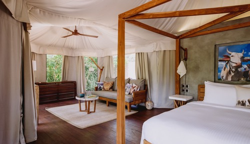 Suite Luxe, 1 très grand lit, vue jardin