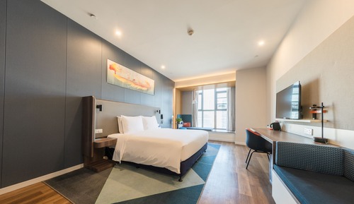 Chambre Standard, 1 très grand lit, accessible aux personnes à mobilité réduite