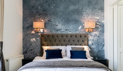 Chambre Double Deluxe, 1 lit double et 1 canapé-lit, salle de bains privée, vue mer