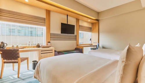 aloft, Chambre, 2 lits une place