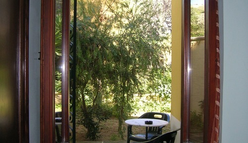 Chambre Confort, 1 grand lit, vue jardin