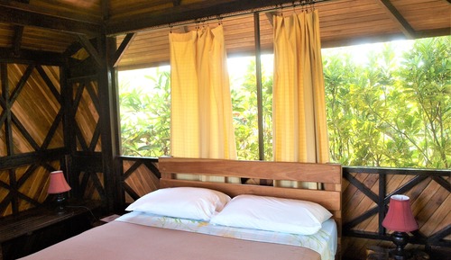 Cabane Deluxe, 1 grand lit, salle de bains privée, vue montagne