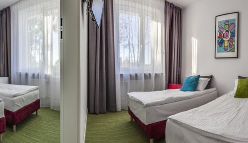 Chambre Triple, 3 lits une place