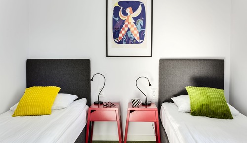Chambre avec lits jumeaux
