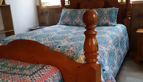 Chambre Économique, 1 grand lit, vue jardin, rez-de-chaussée