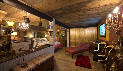 Suite Romantique, 1 chambre, sauna, rez-de-chaussée (Paradise)