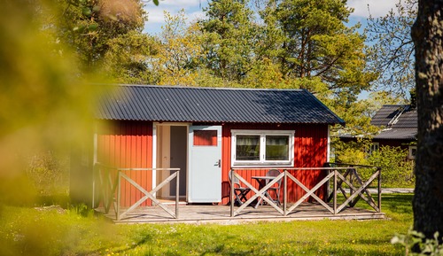 Cabane, 1 chambre, salle de bains commune (Lillstugan)