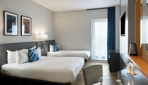Chambre Standard avec lits jumeaux, 2 lits une place, non-fumeurs