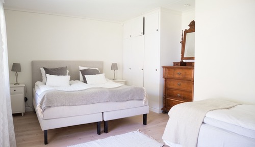 Chambre Double, vue océan, côté jardin
