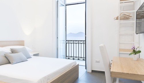Chambre Double Supérieure, balcon, vue mer