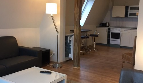 Penthouse, salle de bains privée, vue mer