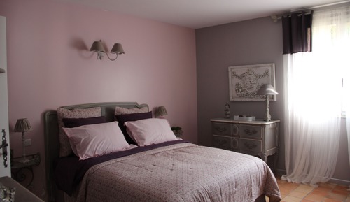 Chambre Double, vue jardin (La Roseraie)