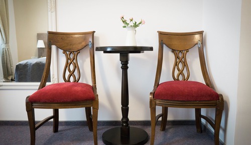 Chambre Supérieure Double ou avec lits jumeaux, 2 lits une place, vue jardin