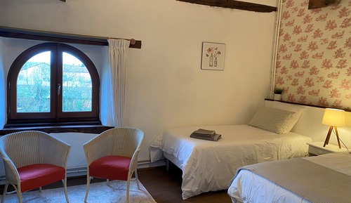 Chambre avec lits jumeaux (Rose)
