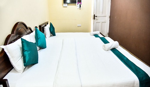 Chambre Triple Deluxe, plusieurs lits, vue montagne