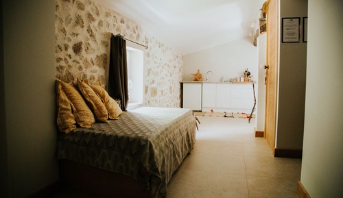Appartement Confort, salle de bains attenante, vue jardin