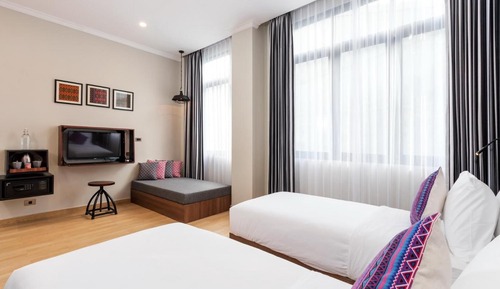 Chambre Deluxe Double ou avec lits jumeaux (Cozy)
