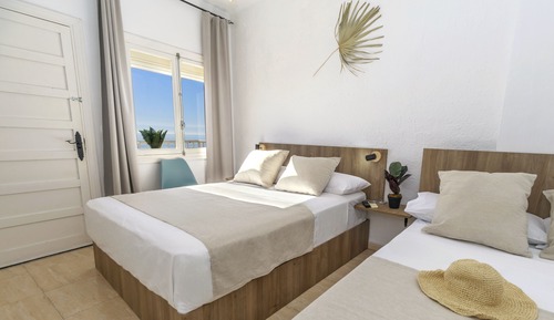 Chambre Triple Supérieure, vue plage