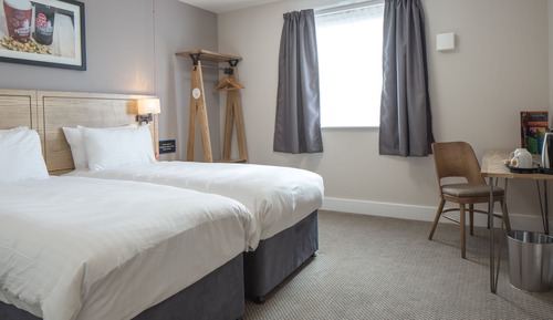 Chambre Double ou avec lits jumeaux, accessible aux personnes à mobilité réduite