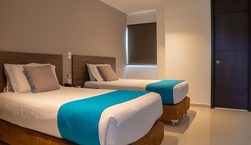 Chambre avec lits jumeaux