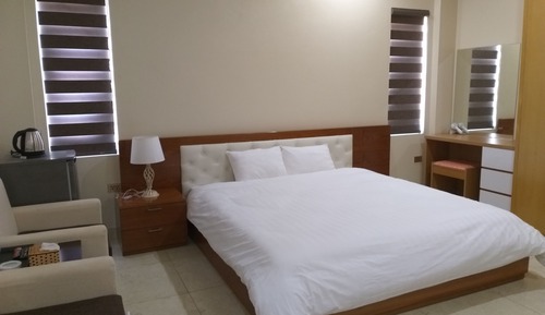 Appartement, 1 très grand lit, vue ville