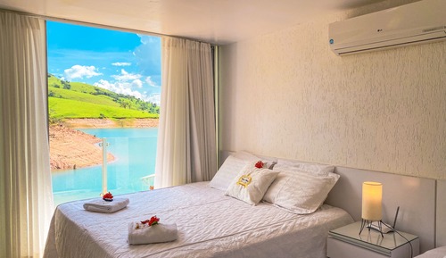 Chambre Quadruple, vue lac