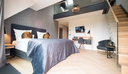 Appartement Duplex Supérieur, 1 grand lit, non-fumeurs