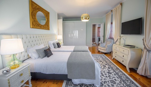 Chambre Supérieure Double ou avec lits jumeaux, vue jardin