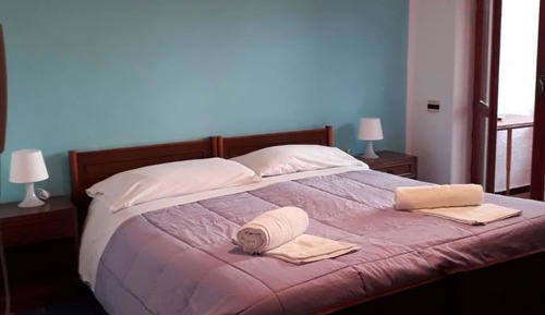 Chambre Double ou avec lits jumeaux, balcon, vue mer