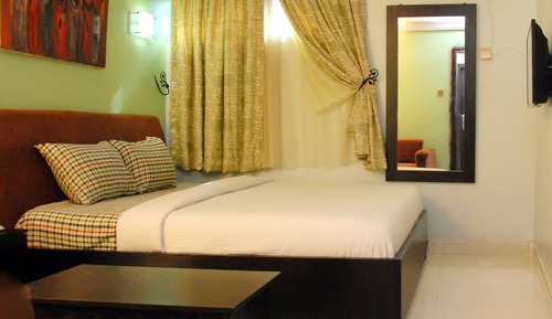 Chambre Double Deluxe, 1 grand lit, réfrigérateur, niveau Exécutif