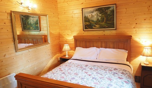 Chalet Tradition, 2 chambres, vue jardin, côté jardin