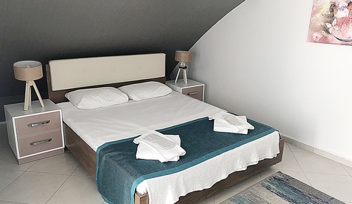 Penthouse Romantique, 2 chambres, terrasse