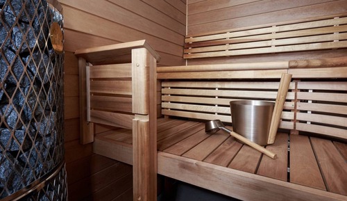 Suite Design, 2 lits une place, sauna, vue ville