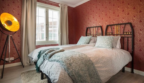 Appartement Design, 2 lits une place, vue jardin