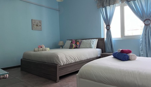Chambre Familiale, plusieurs lits, vue montagne