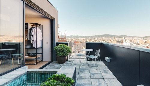 Penthouse Deluxe, 1 grand lit, terrasse