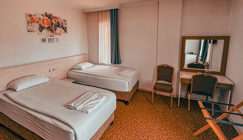 Chambre avec lits jumeaux, 2 lits une place